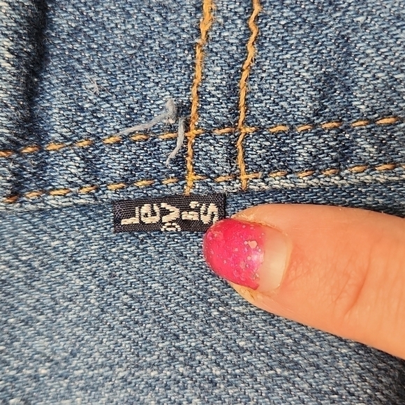 LEVI'S men's blue jeans "with a skosh more room" made in USA 70s distressed - Picture 9 of 9